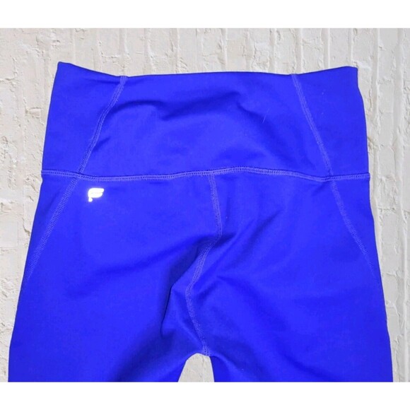 Fabletics Zone High Waisted Powerhold Mesh Leggings XS Royal Navy Blue Workout - Picture 6 of 11